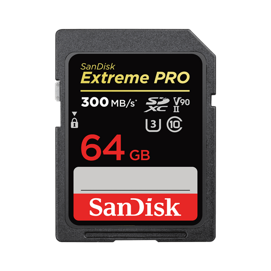 SDXC Geheugenkaart SanDisk Extreme Pro, 64Gb, Klasse 10 / UHS-1 U3 SDSDXXU-064G-GN4IN