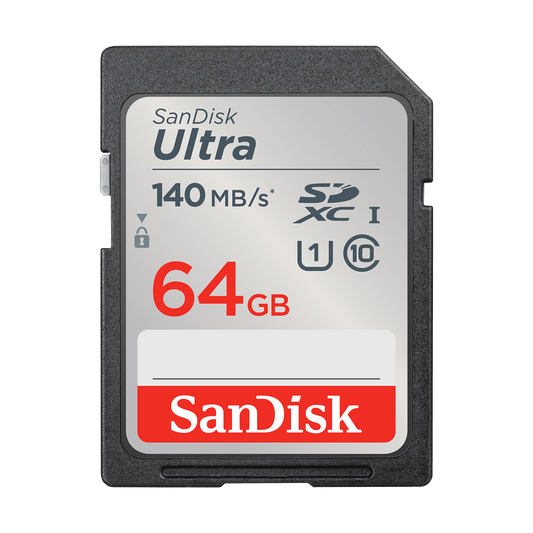 SDXC Geheugenkaart SanDisk Ultra, 64Gb, Klasse 10 / UHS-1 U1 SDSDUNB-064G-GN6IN