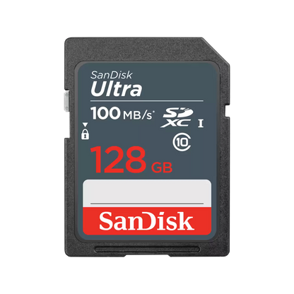 SDXC Geheugenkaart SanDisk Ultra, 128Gb, Klasse 10 SDSDUNR-128G-GN3IN
