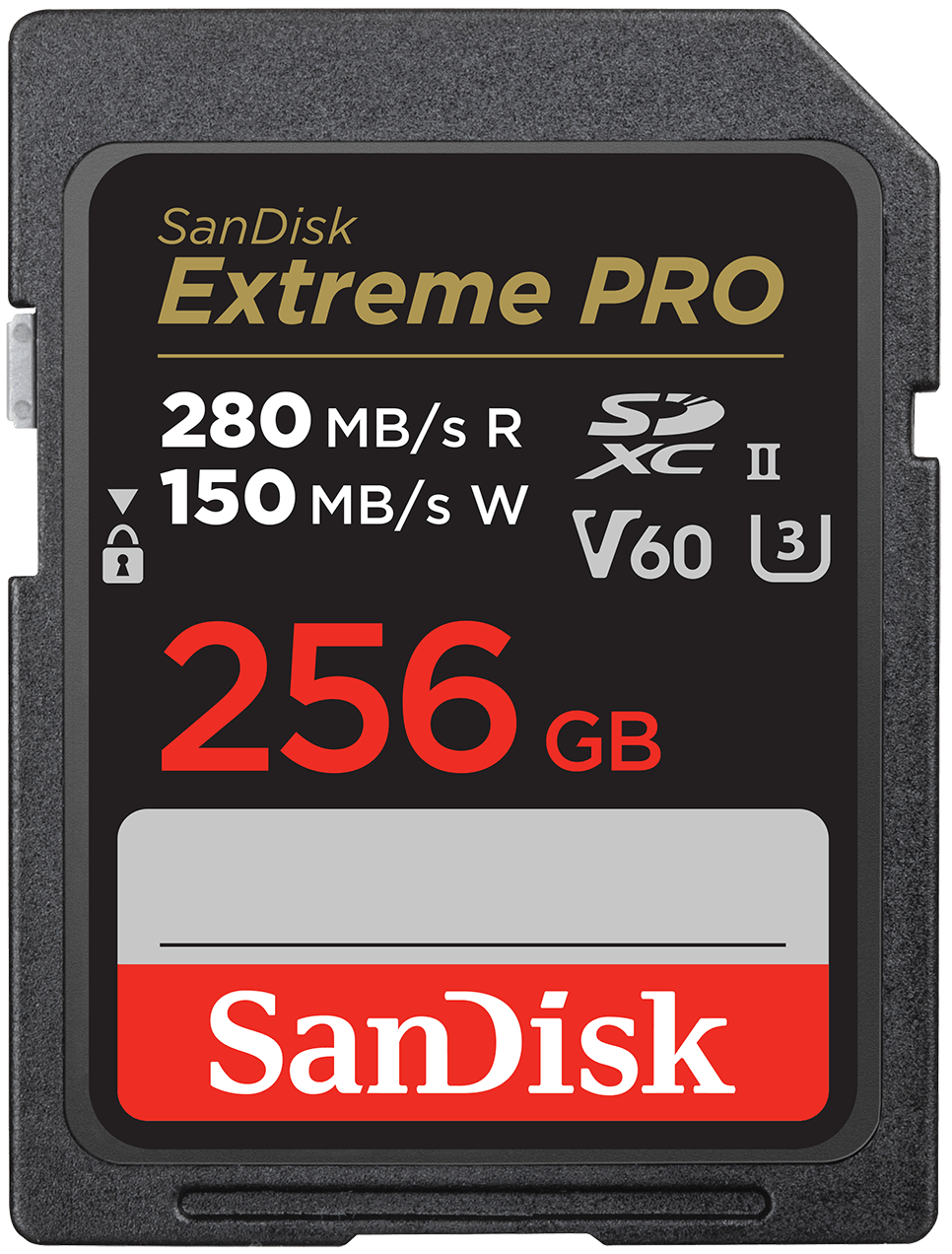 SDXC Geheugenkaart SanDisk Extreme Pro, 256Gb, Klasse 10 / UHS-2 U3 SDSDXEP-256G-GN4IN