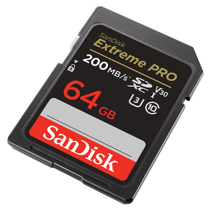 SDXC Geheugenkaart SanDisk Extreme Pro, 64Gb, Klasse 10 / UHS-1 U3 SDSDXXU-064G-GN4IN