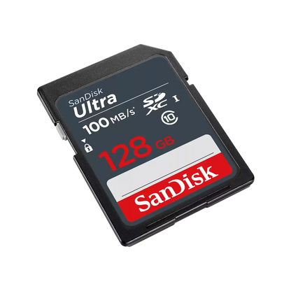 SDXC Geheugenkaart SanDisk Ultra, 128Gb, Klasse 10 SDSDUNR-128G-GN3IN