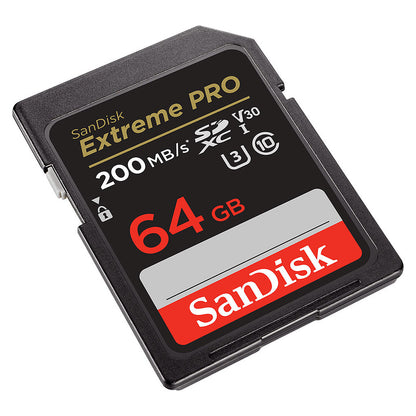 SDXC Geheugenkaart SanDisk Extreme Pro, 64Gb, Klasse 10 / UHS-1 U3 SDSDXXU-064G-GN4IN