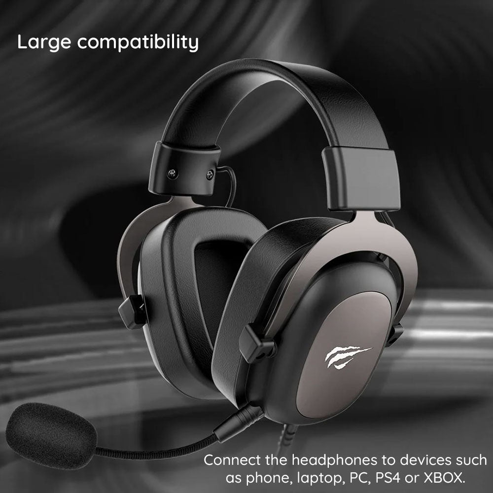 Gaming Headset 3.5mm HAVIT H2002D, 2m, Paars
