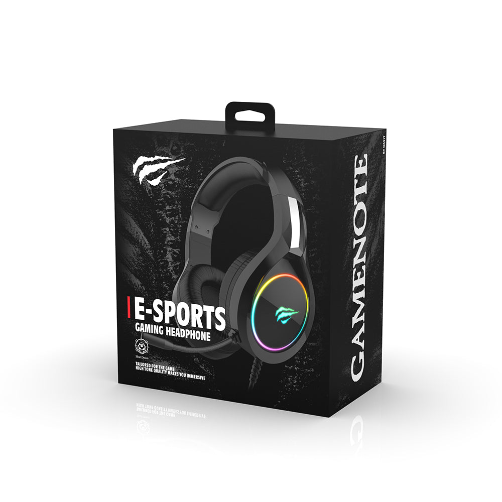 Gaming Headset 3.5mm HAVIT H2002D, 2m, Paars