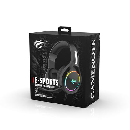 Gaming Headset 3.5mm HAVIT H2002D, 2m, Paars