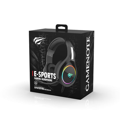 Gaming Headset 3.5mm HAVIT H2002D, 2m, Rood