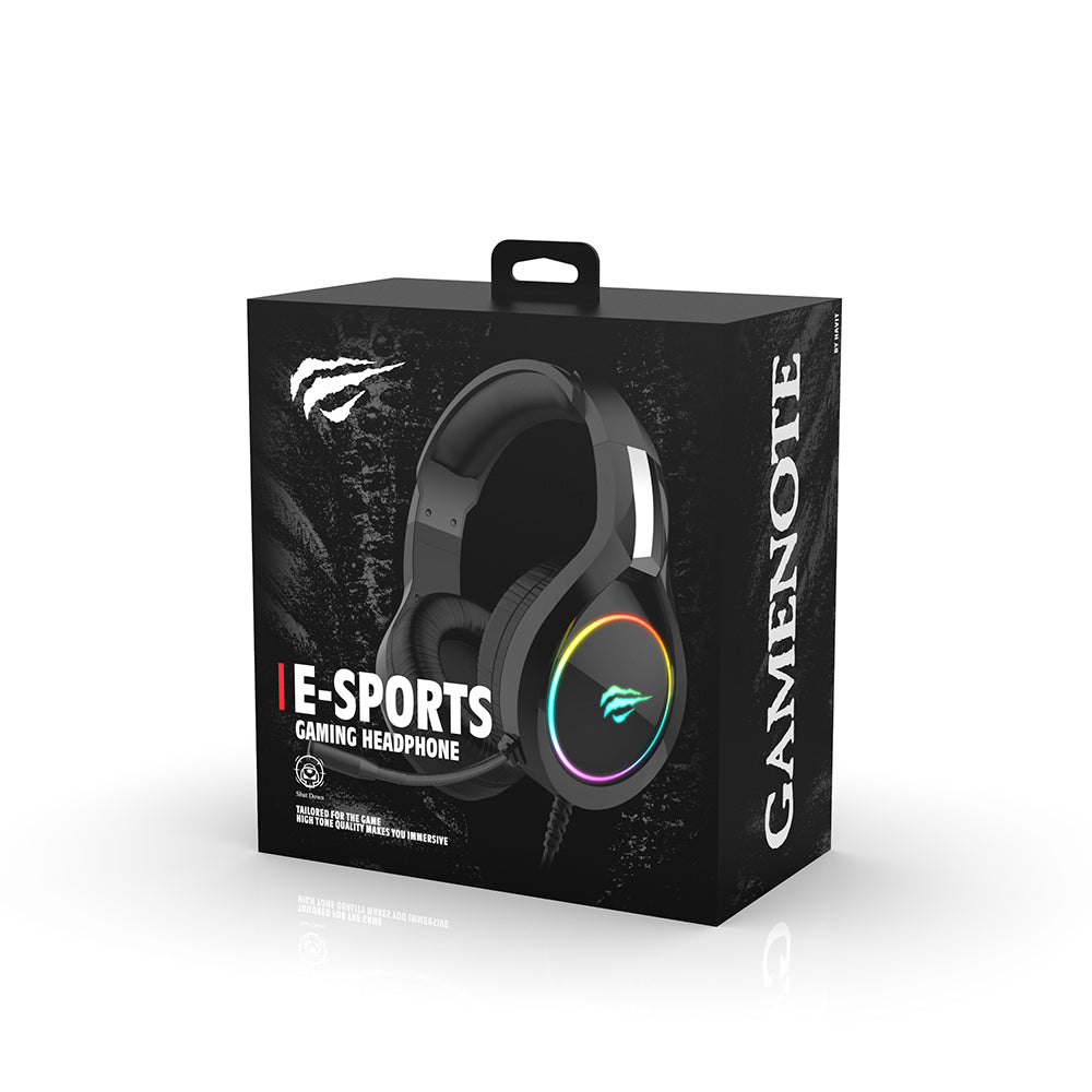 Gaming Headset 3.5mm HAVIT H2002D, 2m, Roze