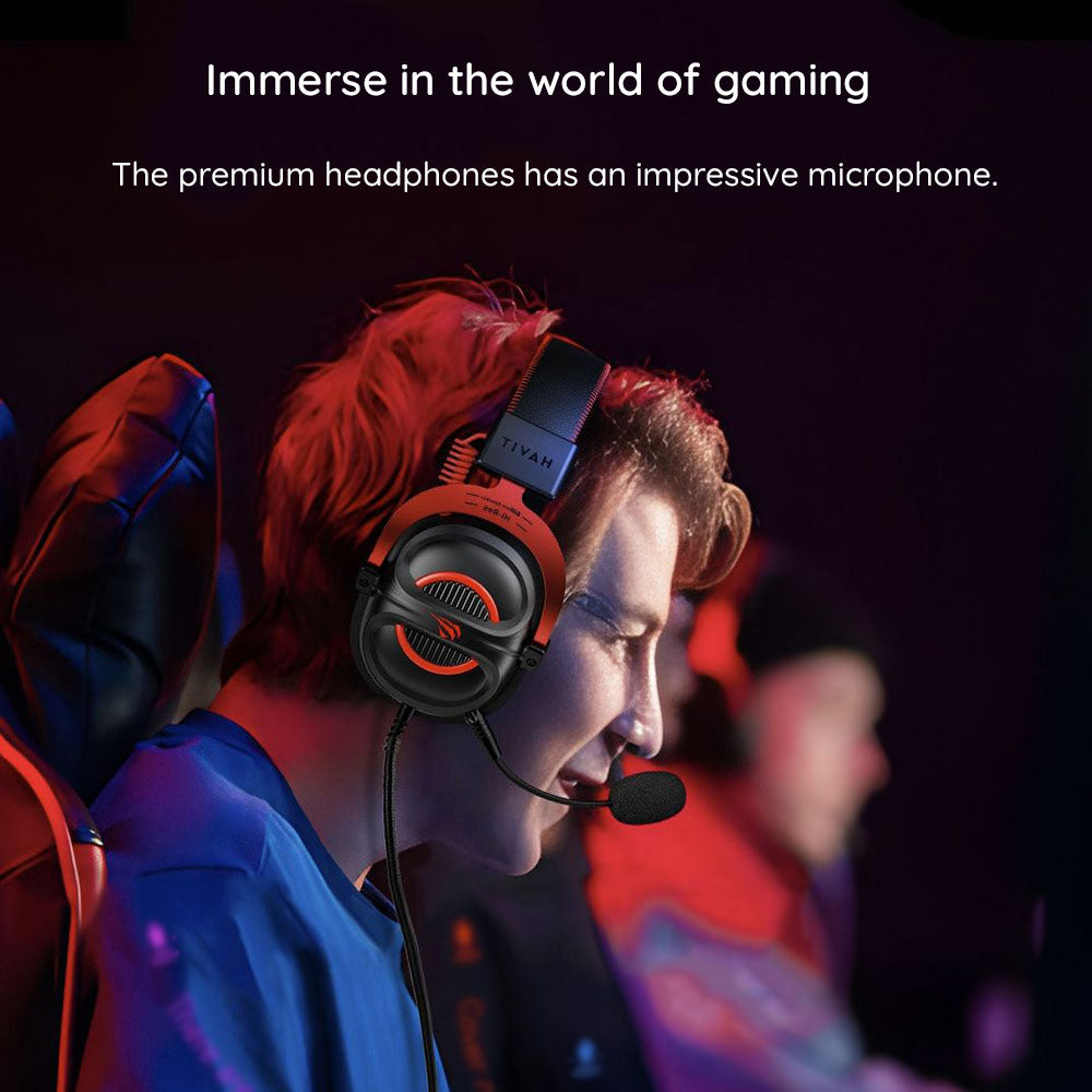 Gaming Headset 3.5mm HAVIT H2002E Pro, 2m, Zwart