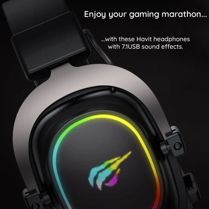 Gaming Headset 3.5mm HAVIT H2002P, 2m, Zwart