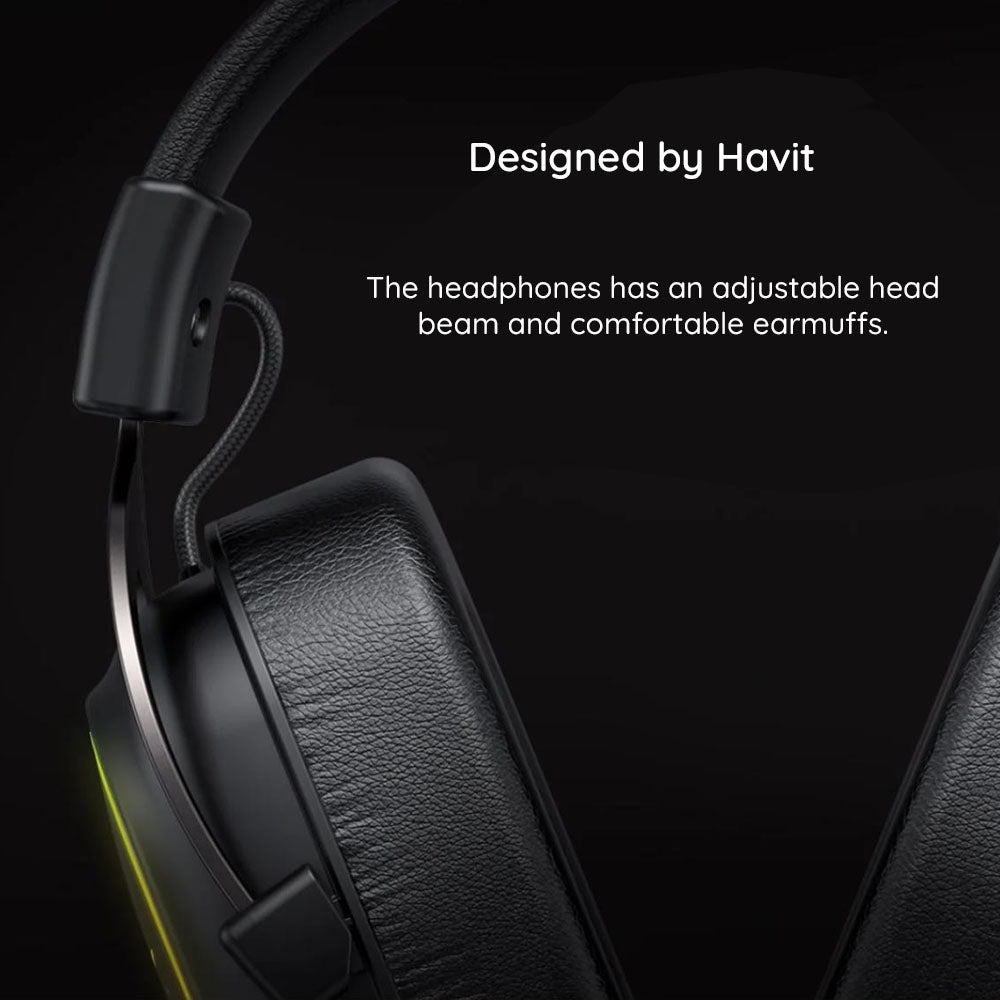 Gaming Headset 3.5mm HAVIT H2002P, 2m, Zwart