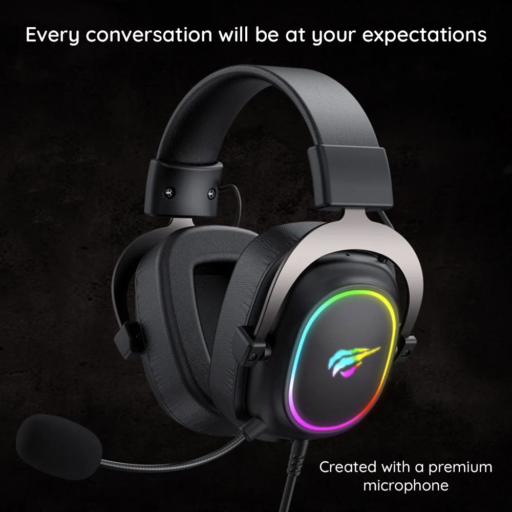 Gaming Headset 3.5mm HAVIT H2002P, 2m, Zwart