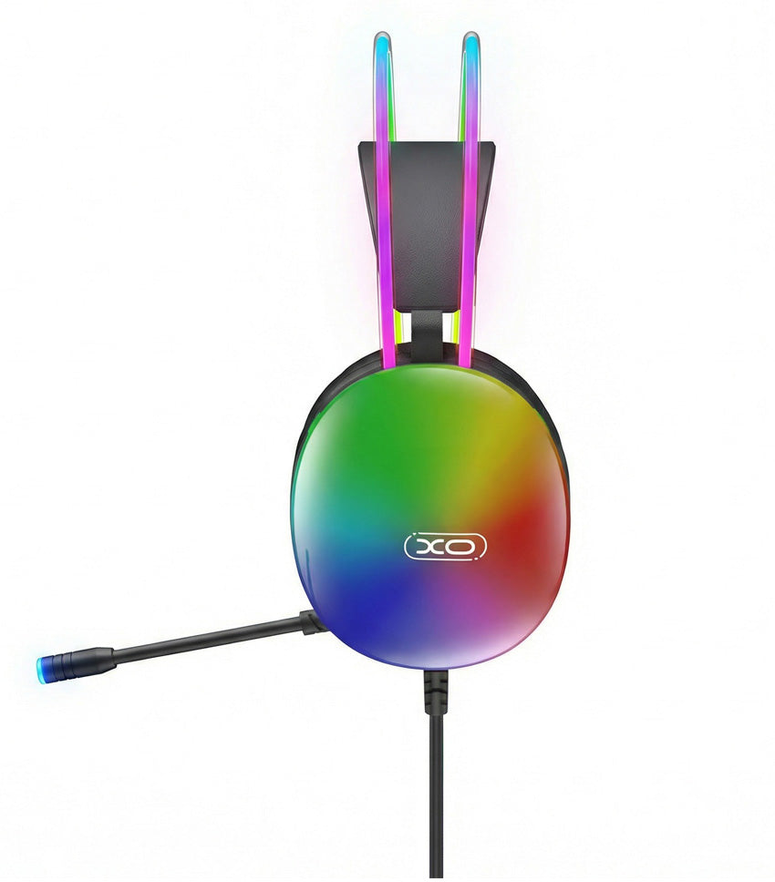 Gaming Headset 3.5mm XO Design GE11, RGB, Zwart