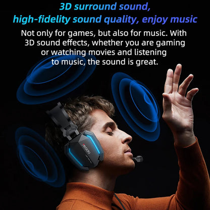 Gaming Headset 3.5mm Yesido EK03, RGB, 2m, Zwart