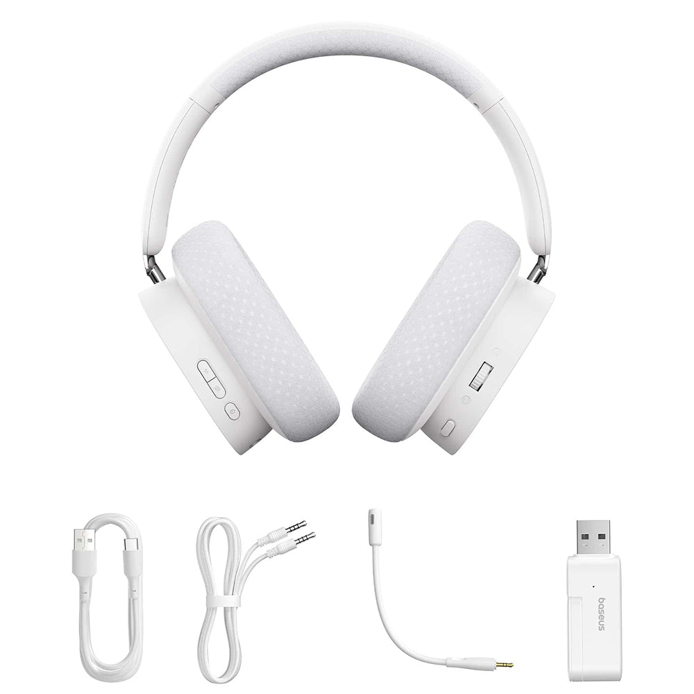 Draadloze Gaming Headset Baseus AeQur GH02, RGB, BT / Wi-Fi / Bedraad, Zwart A00050800113-Z1