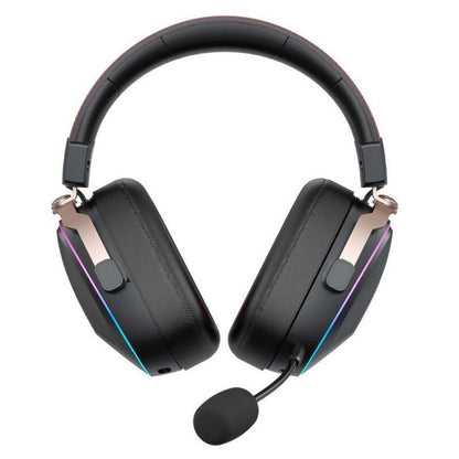 Draadloze Gaming Headset HAVIT H2039BG, RGB, BT / Wi-Fi / Bedraad, Zwart Oker