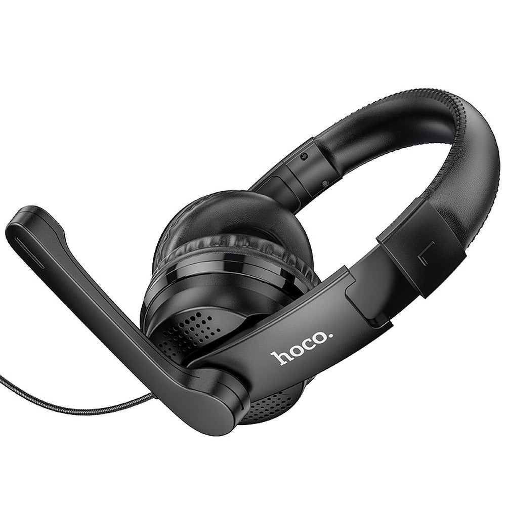 Gaming Headset 3.5mm HOCO W103, Zwart