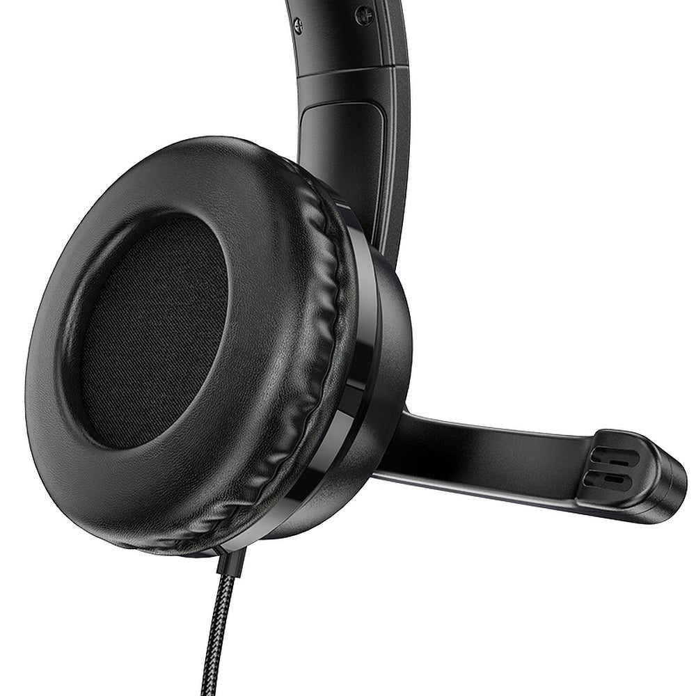 Gaming Headset 3.5mm HOCO W103, Zwart