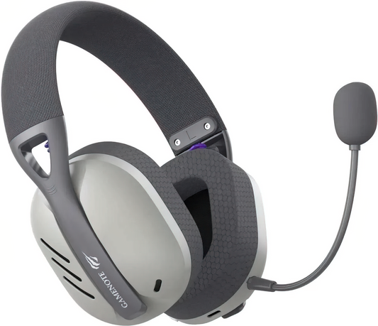 Draadloze Gaming Koptelefoon HAVIT Fuxi-H3, BT / Wi-Fi / Bedraad, Grijs