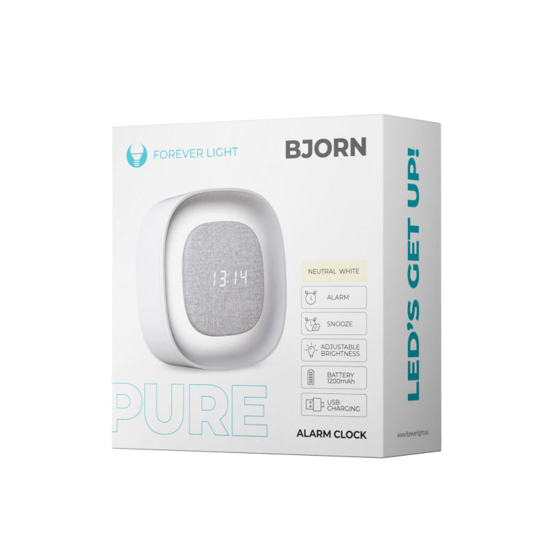 Digitale Klok Forever Pure FNL-03 Bjorn, Wit