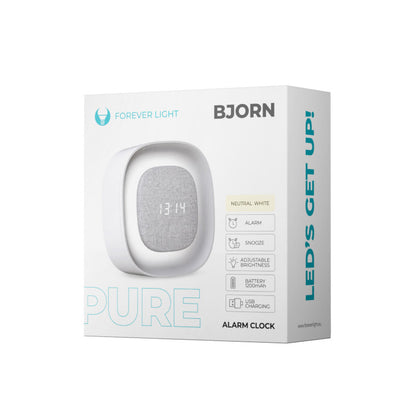 Digitale Klok Forever Pure FNL-03 Bjorn, Wit