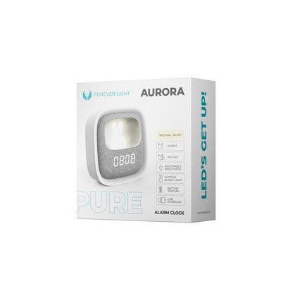 Digitale Klok Forever Pure FNL-06 Aurora, Wit