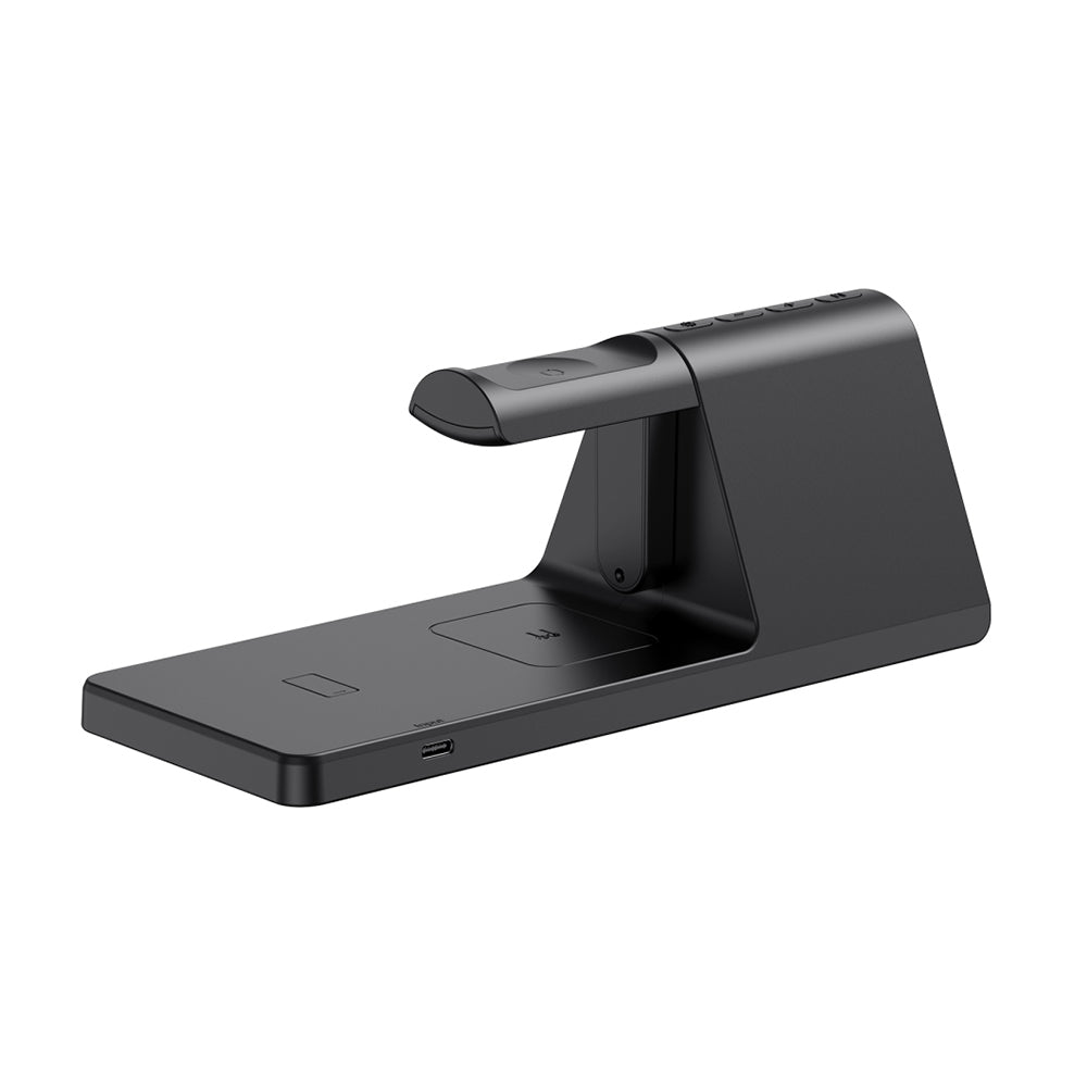 Digitale Klok HAVIT W3042 4in1 met Draadloze QI Oplading, Zwart