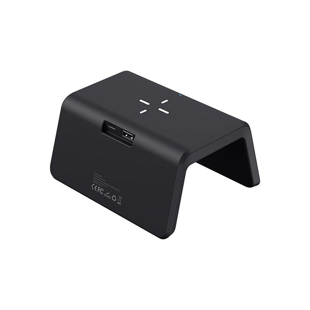 Digitale Klok HAVIT W320 met Draadloze QI Oplading, Zwart