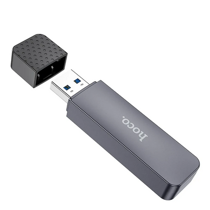 USB 3.0 Kaartlezer HOCO HB45, SD - microSD, Gri