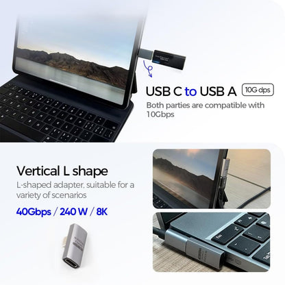 USB / USB-C Kaartlezer OEM OmniLink Pro-002 Travel, 7in1, Grijs