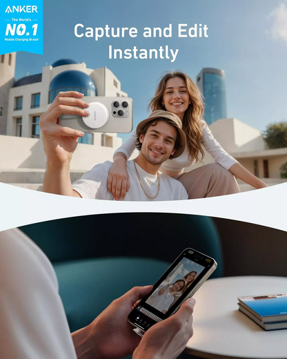 USB-C Kaartlezer Anker MagGo voor Apple iPhone USB-C, SD - microSD, Wit A83D1G21