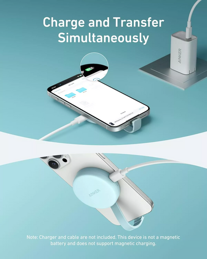 USB-C Kaartlezer Anker MagGo voor Apple iPhone USB-C, SD - microSD, Wit A83D1G21