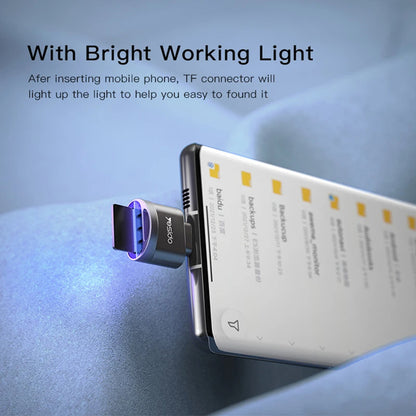 Kaartlezer USB-C Yesido GS19, USB-A (OTG) - microSD, Grijs