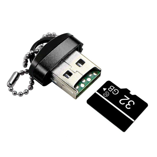 USB-kaartlezer OEM CR01, microSD, Zwart