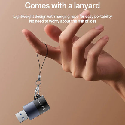 USB Kaartlezer Yesido GS36, microSD, Zwart