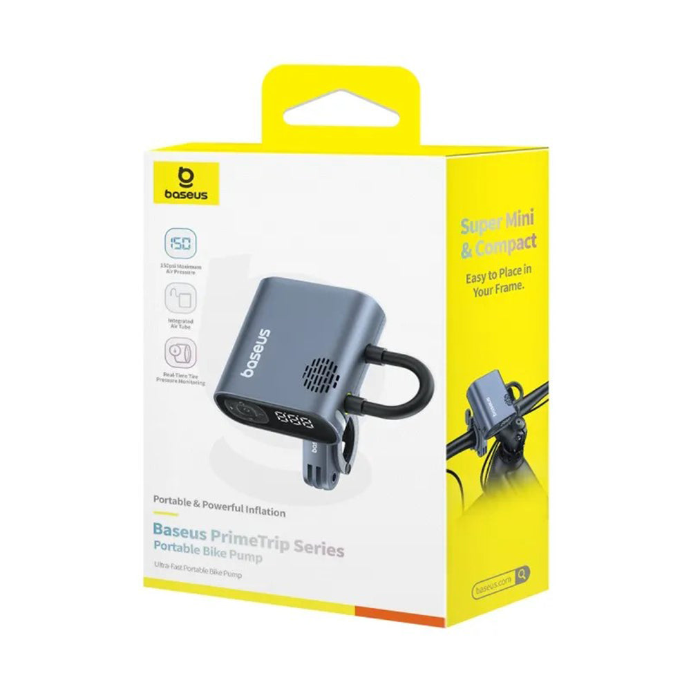 Baseus PrimeTrip Fietscompressor, Zwart C11169000121-00
