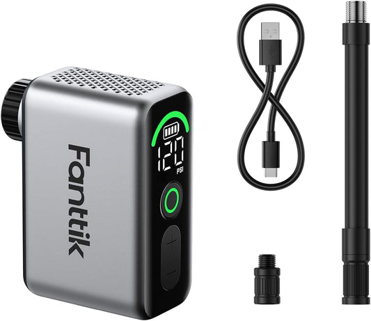 Fanttik X10 Ace Tiny fietscompressor, grijs