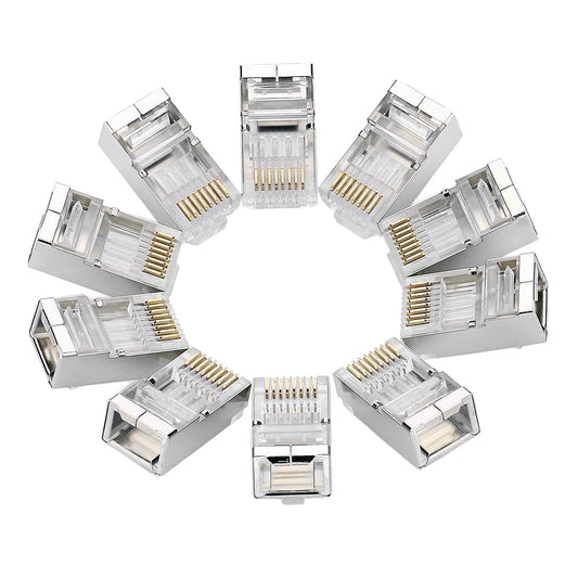 UGREEN NW111 Netwerkconnector, RJ45, Cat6, Set van 10 stuks