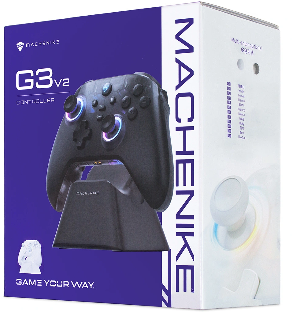 Machenike G3 V2-controller met oplaadstation, zwart