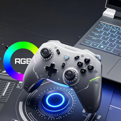 Machenike G5Pro Max-controller met oplaadstation, grijs