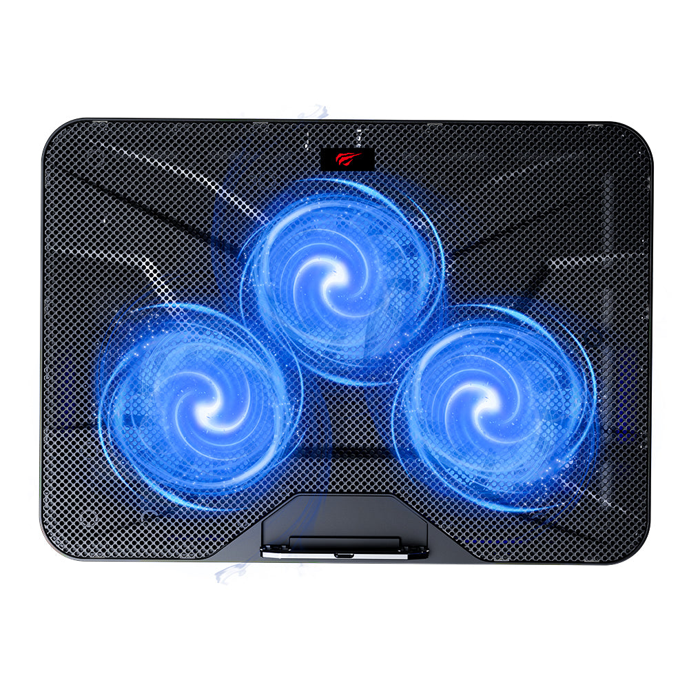 Cooler HAVIT F2067 voor Laptop 9inch - 18.3inch, Zwart