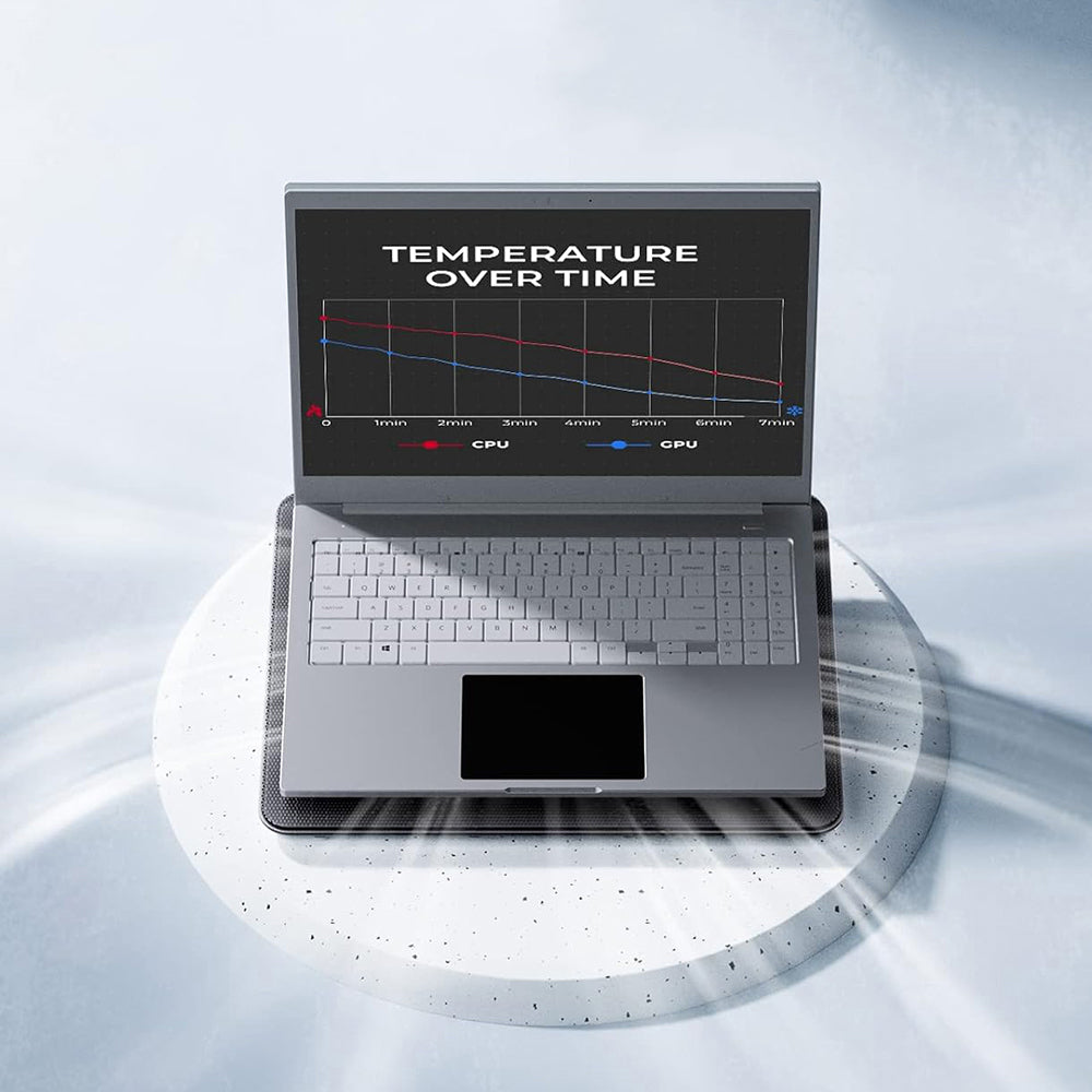 Cooler HAVIT F2067 voor Laptop 9inch - 18.3inch, Zwart