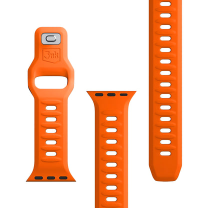 3MK Silicone Strap for Apple Watch 41mm / 40mm / 38mm Series, Orange