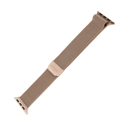 Fixed Mesh band voor Apple Watch 42mm / 41mm / 40mm / 38mm Series, Rosé Goud