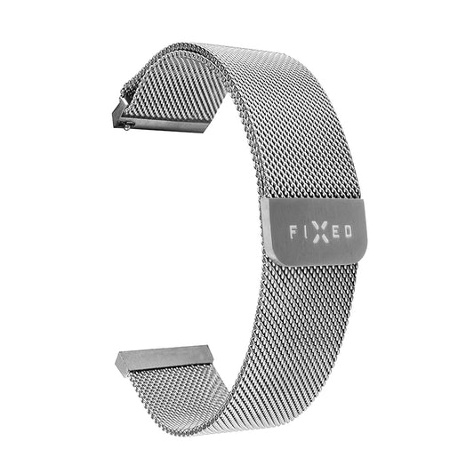 Fixed Mesh band voor Huawei Watch / Xiaomi Watch Series, 22mm, Zilverkleurig