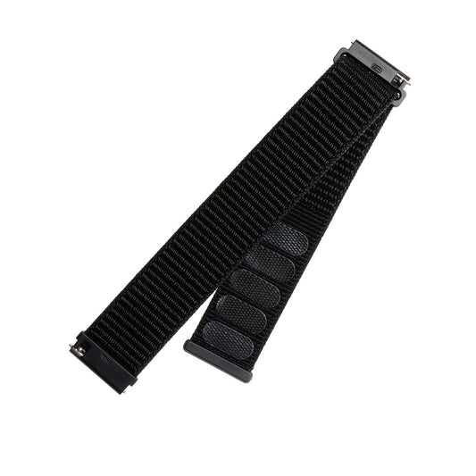 Fixed Nylon Band voor Huawei Watch / Xiaomi Watch Series, 22mm, Zwart