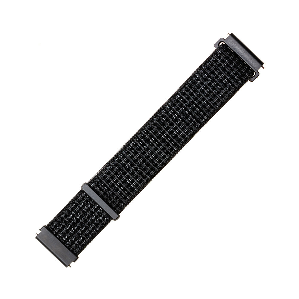 Fixed Nylon Band voor Huawei Watch / Xiaomi Watch Series, 22mm, Mat Zwart