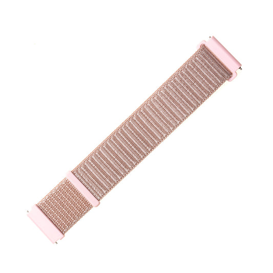 Fixed Nylon Band voor Samsung Galaxy Watch / Huawei Watch Series, 20mm, Rosé Goud