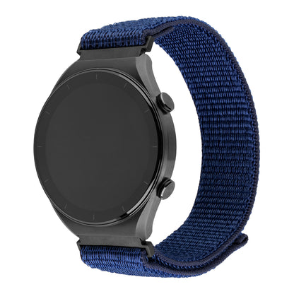 Fixed Nylon Sporty Band voor Huawei Watch / Xiaomi Watch Series, 22mm, Donkerblauw