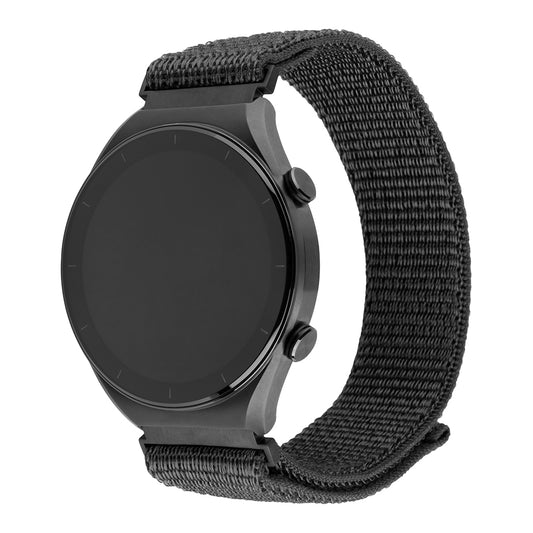 Fixed Nylon Sporty Band voor Huawei Watch / Xiaomi Watch Series, 22mm, Donkergrijs